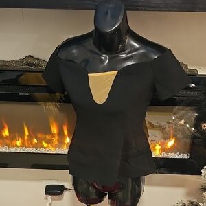 Fashion Nova Black Off-Shoulder Blouse